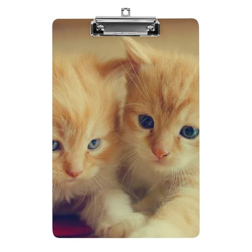Süße Katze Klemmbrett Zum Aufhängen Clipboard Hartplatten Klemme Für Papier Dokumente von NYKVTG