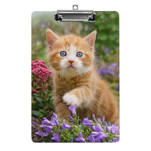 Süße Katze Klemmbretter A4 Klemmbrettmappe Schreibbrett Zwischenablage Mit Low Profile Clip Süße Katze Klemmbretter A4 Klemmbrettmappe Schreibbrett Zwischenablage Mit Low Profile Clip von NYKVTG
