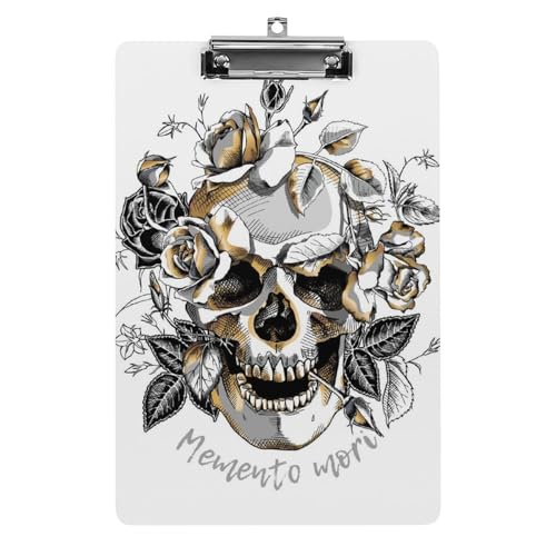 Totenkopf Klemmbrett Zum Aufhängen Clipboard Hartplatten Klemme Für Papier Dokumente Totenkopf Klemmbrett Zum Aufhängen Clipboard Hartplatten Klemme Für Papier Dokumente von NYKVTG