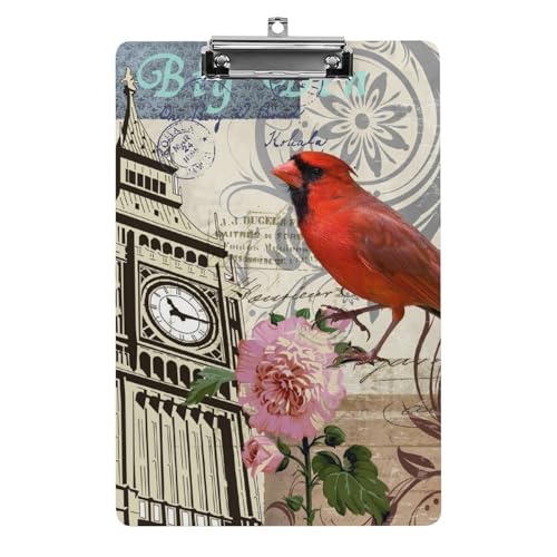 Uhr Vogel Blume Klemmbrett A4 Schreibbrett Pad Halter Für Büro Klassenzimmer Restaurants Uhr Vogel Blume Klemmbrett A4 Schreibbrett Pad Halter Für Büro Klassenzimmer Restaurants von NYKVTG