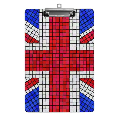 Union Jack Klemmbretter A4 Klemmbrettmappe Schreibbrett Zwischenablage Mit Low Profile Clip Union Jack Klemmbretter A4 Klemmbrettmappe Schreibbrett Zwischenablage Mit Low Profile Clip von NYKVTG