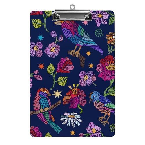 Vögel Und Blumen Klemmbretter A4 Klemmbrettmappe Schreibbrett Zwischenablage Mit Low Profile Clip von NYKVTG