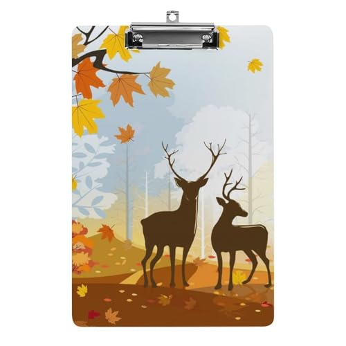 Waldhirsch Klemmbrett A4 Schreibbrett Pad Halter Für Büro Klassenzimmer Restaurants Waldhirsch Klemmbrett A4 Schreibbrett Pad Halter Für Büro Klassenzimmer Restaurants von NYKVTG