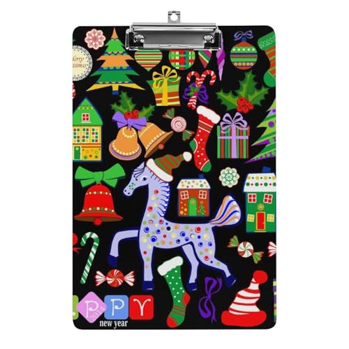 Weihnachten Klemmbrett A4 Schreibbrett Pad Halter Für Büro Klassenzimmer Restaurants Weihnachten Klemmbrett A4 Schreibbrett Pad Halter Für Büro Klassenzimmer Restaurants von NYKVTG