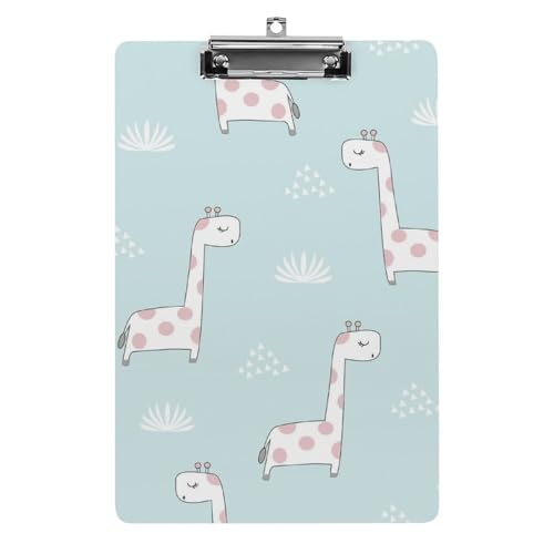 Weiße Süße Giraffe Klemmbrett A4 Schreibbrett Pad Halter Für Büro Klassenzimmer Restaurants Weiße Süße Giraffe Klemmbrett A4 Schreibbrett Pad Halter Für Büro Klassenzimmer Restaurants von NYKVTG