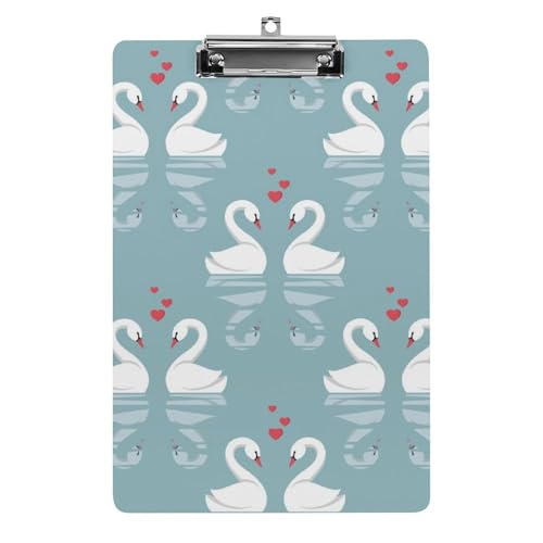 Weißer Schwan Klemmbrett Zum Aufhängen Clipboard Hartplatten Klemme Für Papier Dokumente Weißer Schwan Klemmbrett Zum Aufhängen Clipboard Hartplatten Klemme Für Papier Dokumente von NYKVTG