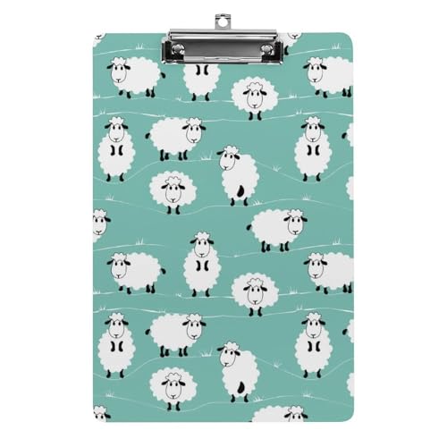 Weißes Schaf Klemmbrett A4 Schreibbrett Pad Halter Für Büro Klassenzimmer Restaurants Weißes Schaf Klemmbrett A4 Schreibbrett Pad Halter Für Büro Klassenzimmer Restaurants von NYKVTG