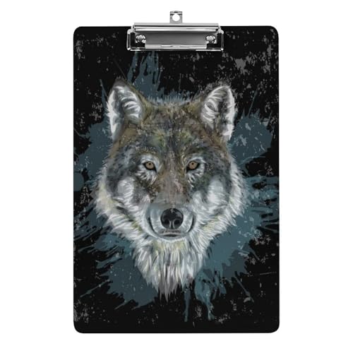 Wolf Klemmbrett Zum Aufhängen Clipboard Hartplatten Klemme Für Papier Dokumente Wolf Klemmbrett Zum Aufhängen Clipboard Hartplatten Klemme Für Papier Dokumente von NYKVTG