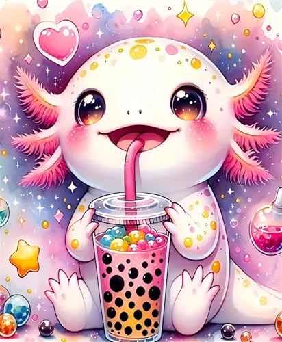 NYSDYSMYX Cute Malen Nach Zahlen Erwachsene,Süß Paint by Numbers Adult,Cheerful Painting,Diy Handgemalt Kreativ Bastelset für Geschenk Heimdekoration. (Süß) von NYSDYSMYX