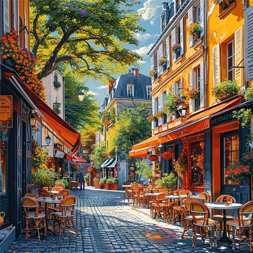 NYSDYSMYX Stadtbild Diamond Painting Bilder,Diamant Painting Erwachsene,Diamants Painting Erwachsene Für Home Wand Decor,Frauen Geschenk. (Stadtbild2) von NYSDYSMYX