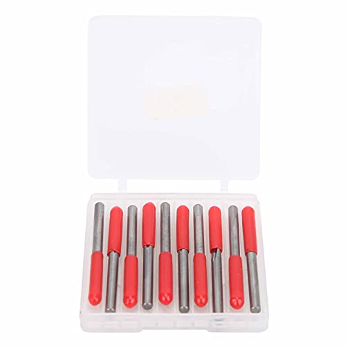 10pcs 3.175 mm Router Bit Wolfram-Stahlfräsenschneider für Holzschnitzgraven hochwertiger einfacher Schleifmaschine (30 * 0,5) von NYSUZHOUJI