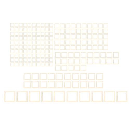 205pcs unvollendete Hohlholzrahmen Leicht leicht färbende Handwerksanhänger Pappelbrett quadratische Holzstücke für Handarbeitsprojekte 205pcs unvollendete Hohlholzrahmen Leicht leicht färbende Handwerksanhänger Pappelbrett quadratische Holzstücke für Handarbeitsprojekte von NYSUZHOUJI