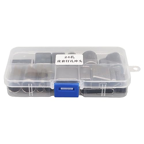 24 -pcs Hohlpunchschneider hoher Kohlenstoffstahl Seortierte Stylesbox gepackter Lederschneider Punch -Ton Handarbeit Gürtel 24 -pcs Hohlpunchschneider hoher Kohlenstoffstahl Seortierte Stylesbox gepackter Lederschneider Punch -Ton Handarbeit Gürtel von NYSUZHOUJI
