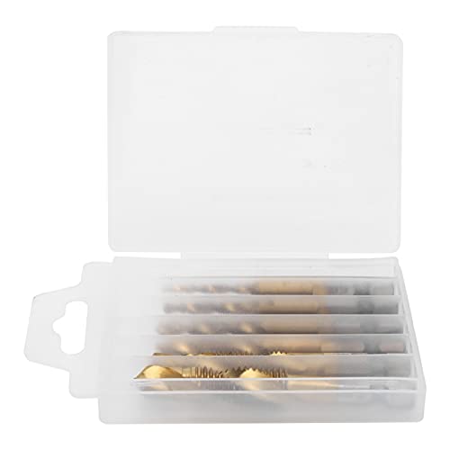 6PCs kombinierter Wasserhahn und Bohrerhöhle -Stahl -Hex -Schaft -Schraubmaschine Zubehör US Standard für Metallbearbeitung von NYSUZHOUJI