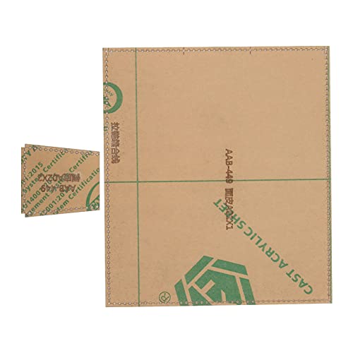 Bleistiftbeutel-Acryl-Vorlage, klare, leichte Präzisions-Schneidestift-Box-Form zum Basteln von NYSUZHOUJI