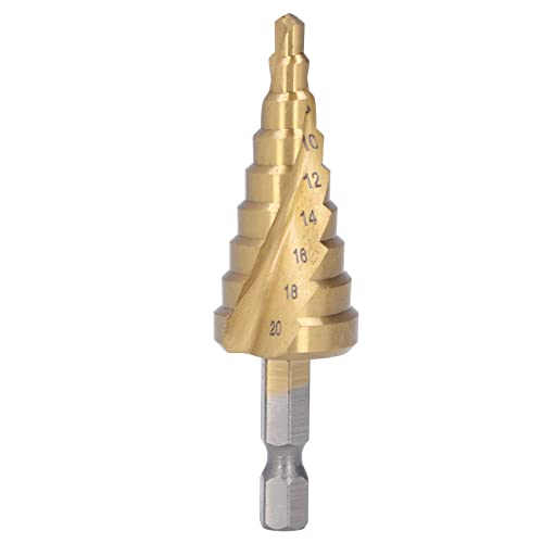 Hochgeschwindigkeits -Stahl -Spiralflöte -Kegel -Zentrierung von Stufenbohrer mit Hex -Shank 4-20 mm von NYSUZHOUJI