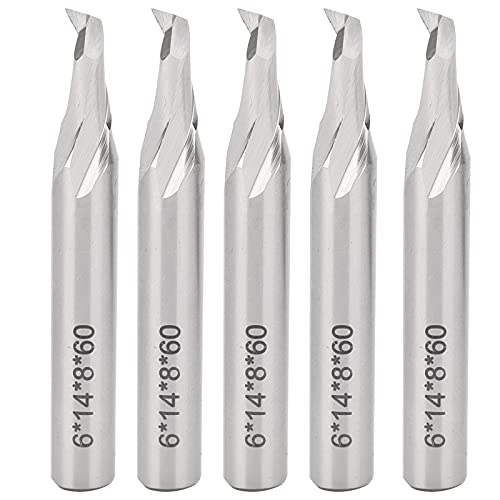 Hochgeschwindigkeitsstahl -Spiralendmühle CNC -Router -Bits Set Holzschnitze 5pcs von NYSUZHOUJI