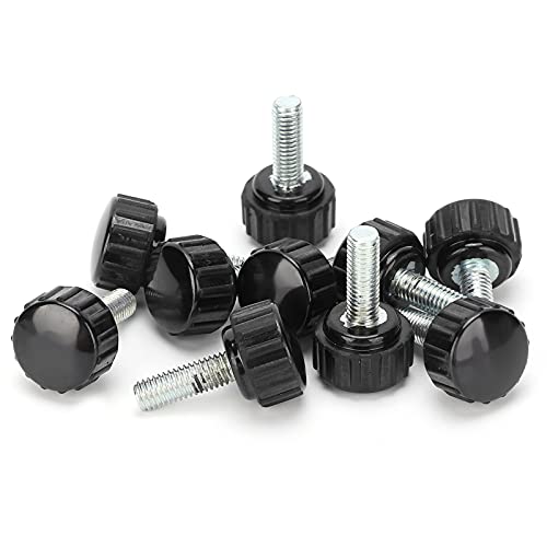 Klemm schwarze Hand -Drehschraube für mechanische Geräte 10pcs von NYSUZHOUJI