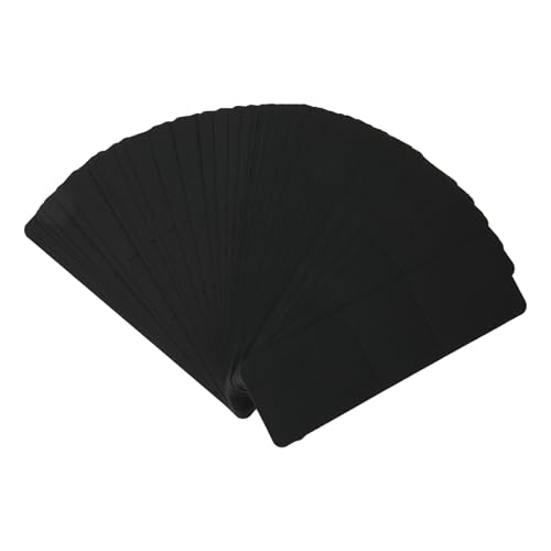 Kraft -Lesezeichenhalter Handarbeit Handversuche Karten anzeigen Schmuckstifthülsen 50 PCS (Schwarz) von NYSUZHOUJI