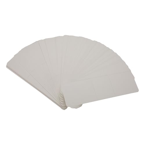 Kraft -Lesezeichenhalter Handarbeit Handversuche Karten anzeigen Schmuckstifthülsen 50 PCS (Weiß) von NYSUZHOUJI
