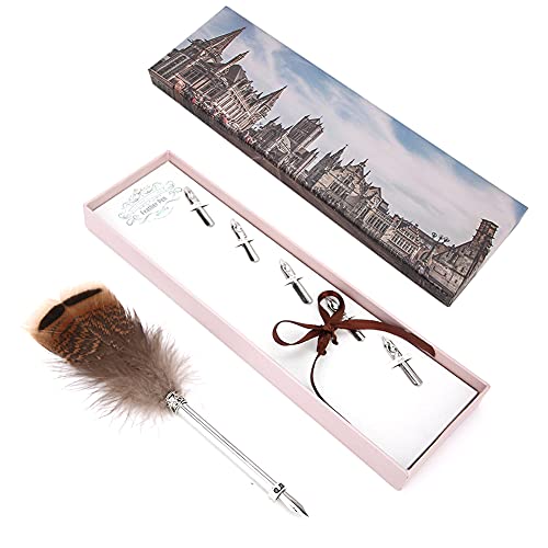 NYSUZHOUJI Kugelschreiber-Set Schöne Retro-ation Gravur Nibs für Studenten freund (2) von NYSUZHOUJI