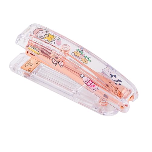 NYSUZHOUJI Rosegold Transparent Desktop Stapler bindet effizient Dokumente Office School Robust Materialien NYSUZHOUJI Rosegold Transparent Desktop Stapler bindet effizient Dokumente Office School Robust Materialien von NYSUZHOUJI