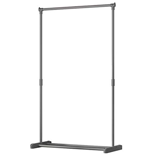 NYSUZHOUJI Stahlstangen Haushaltswaren tragbare Schrank Hanging Kleidungsständer Organizer Einstellbare Dualstangen Innenbügel mit Bodenlager für Schlafzimmer Balkon NYSUZHOUJI Stahlstangen Haushaltswaren tragbare Schrank Hanging Kleidungsständer Organizer Einstellbare Dualstangen Innenbügel mit Bodenlager für Schlafzimmer Balkon von NYSUZHOUJI