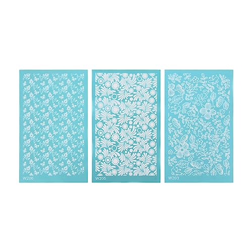 Polymer -Ton -Seidenbildschirmschablonen wiederverwendbares Siebdruck -Druckkit einfach zu verwenden für Handarbeit Enthusiasten (203, 205, 206) von NYSUZHOUJI