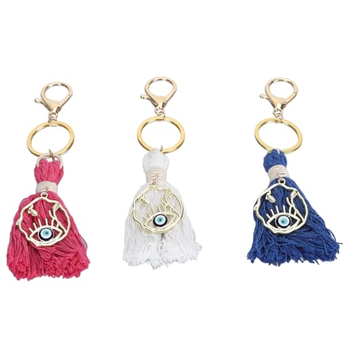 Quastenanhänger Schlüsselbund Sturdes Edelstahl -Baumwollfaden für Keychains Geldbörsen Rucksäcke e Quastenanhänger Schlüsselbund Sturdes Edelstahl -Baumwollfaden für Keychains Geldbörsen Rucksäcke e von NYSUZHOUJI