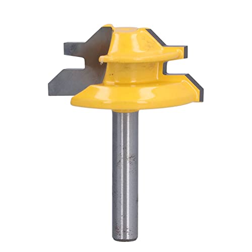 Router Bit 45 ° Legierung Kohlenstoffstahlfräsenschneider für Holzarbeiter (1-1/2 Zoll) von NYSUZHOUJI