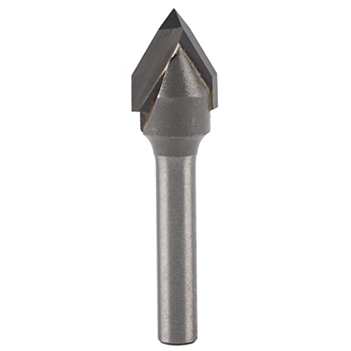 Router Bit 60 Grad V Carbonstahl 6 mm Schaft mit Legierungskopfholzbearbeitungswerkzeug für Genauigkeitsabschneidelemente Router Bit 60 Grad V Carbonstahl 6 mm Schaft mit Legierungskopfholzbearbeitungswerkzeug für Genauigkeitsabschneidelemente von NYSUZHOUJI
