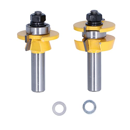 Router Bit Metall Frenstriemenkanten Schneidwerkzeug Kit Stall funktionieren flexible Holzbearbeitung (1/2 Zoll Ballventil) von NYSUZHOUJI
