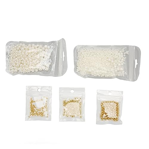 Runde Abstandshalterperlen Perlen Golden Stil glätting leichte dekorative Perlen für Schmuckhandwerk Handarbeit Personalisierte Accessoires von NYSUZHOUJI