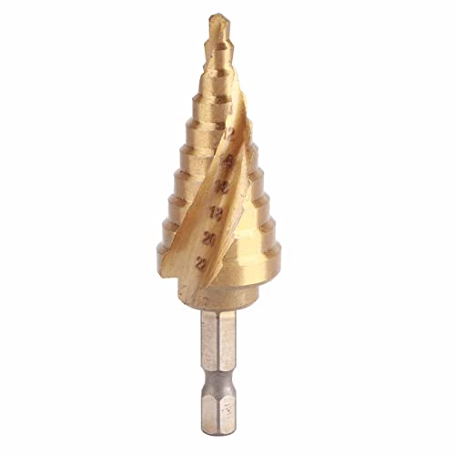 Stiefbohrer Bit Hochgeschwindigkeit Stahl Multifunktional für Holzmetallkunststoff 4 32 mm 15 Schneidstufen (4mm ~ 22 mm) von NYSUZHOUJI
