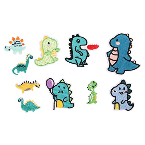 Süße Dinosaurierform Nähen auf Flecken für Kleidung Tiergestickte Applikationen 10pcs Süße Dinosaurierform Nähen auf Flecken für Kleidung Tiergestickte Applikationen 10pcs von NYSUZHOUJI