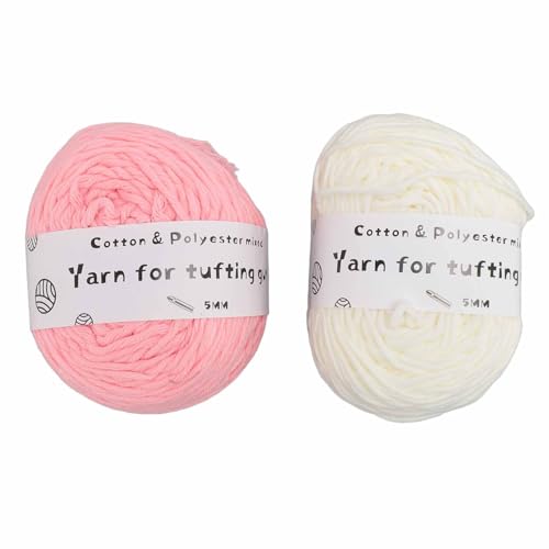 Teppich -Strickgarn orange Farbe 2 Rollen Tufting Garn Haushalt die meisten Szenarien von NYSUZHOUJI