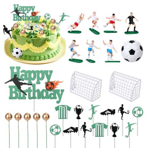 40 Stück Tortendeko Fussball,Tortenaufleger Fussball Deko und Kuchen Deko für Muffins,Tortendeko Geburtstag,Desserts,Fußball Cupcake Topper,Kindergeburtstag,Herrenkuchendekorationen 40 Stück Tortendeko Fussball,Tortenaufleger Fussball Deko und Kuchen Deko für Muffins,Tortendeko Geburtstag,Desserts,Fußball Cupcake Topper,Kindergeburtstag,Herrenkuchendekorationen von NYTGAH