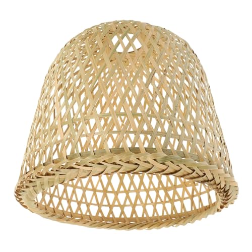NZBZKKNBCP Kronleuchter Schatten Lampe Shades Anhänger Lampenschirm Schreibtisch Decke Licht Bambus Weben Glühbirne hängen Lampenschirm von NZBZKKNBCP