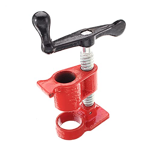 NZBZMBTTVF 1/2 3/4 Zoll Rohrschelle for Holzkleben Rohrvorrichtung Hand Kurbel Feste Werkbank Holzarbeiter Werkzeug Kits Zubehör Klemme(0.75 inch) von NZBZMBTTVF