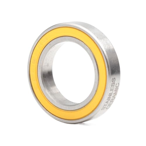 NZBZMBTTVF 6802-2RS Edelstahllager 15 * 24 * 5 mm (1 Stück) ABEC-3 6802 RS Fahrradnabe vorne hinten Naben Rad 15 24 5 Keramikkugellager Lager von NZBZMBTTVF