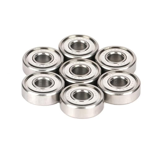 NZBZTMLCYK 10 Stück S607ZZ Edelstahl Kugellager 607 ABEC-7 Rillenkugellager 7x19x6 Lager Lager NZBZTMLCYK 10 Stück S607ZZ Edelstahl Kugellager 607 ABEC-7 Rillenkugellager 7x19x6 Lager Lager von NZBZTMLCYK