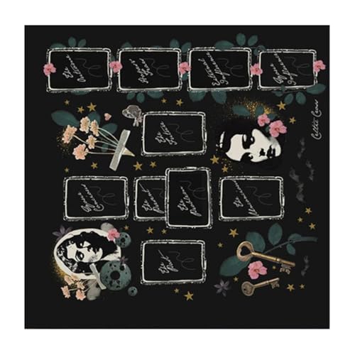 NZHBOAM Divinations Tischdecke Lesekarte Astrologys Tarotkarten Tischdecke Altars Stoff Givilation Brettspielzubehör Altäre Tarotkartentuch von NZHBOAM