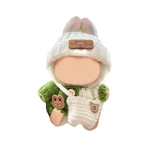 NZHBOAM Stylish Strickwear Kleidung Für 17 cm Puppen Mit Modepulloverhut Und Tasche Für Sammler Und Kinderpuppen von NZHBOAM