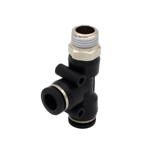 T-Stecker mit Außengewinde, pneumatische Komponenten, Anschlüsse, pneumatisch, PD6-01, PD8-02, PD10-02, PD12-01, Stk(PD10-01) von NZNGUSHA