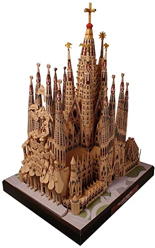 NZPOST Holy Family Gaudi Barcelona Sagrada Família Bastelset aus Karton, Papiermodell-Set (zerlegtes Set) von NZPOST