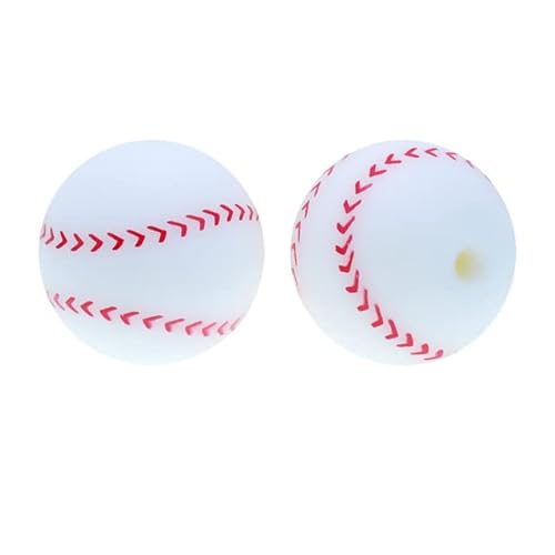10pcs neuer Fußball-Basketball-Baseball-Volleyball Rugby Silikonperlen für DIY-Herstellung von Armband Keyring Keychain Accessoires-Basketball von NZVCQVPU
