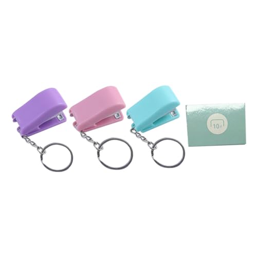 1Set Miniature Hefter Key Ring Buntes tragbarer Hefter Anhänger für Schulbüro mit Staples Praktischen Spaß Schreibwaren 1Set Miniature Hefter Key Ring Buntes tragbarer Hefter Anhänger für Schulbüro mit Staples Praktischen Spaß Schreibwaren von NZVCQVPU