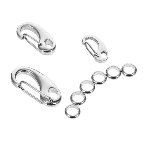 3pcs Edelstahl -Haustier -Tag -Clip -Haken mit Ringen Leichtes Hundekatkabelbaumklamm 3pcs Edelstahl -Haustier -Tag -Clip -Haken mit Ringen Leichtes Hundekatkabelbaumklamm von NZVCQVPU