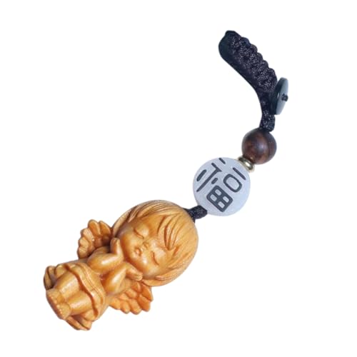 Hölzerne Engel Hanging Ornament Wings Auto Spiegel Dekor Home Accent Religiöse Miniatur Engel Figur für Garten Desktop Display Hölzerne Engel Hanging Ornament Wings Auto Spiegel Dekor Home Accent Religiöse Miniatur Engel Figur für Garten Desktop Display von NZVCQVPU