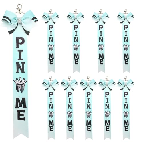 NZVCQVPU 10pcs Bowknot Ribbon Keychain mit Strasssteinen Rucksack -Gurt -Dekoration Sportzubehör für Team Bonding Event Bulk Jubel Keychain Set NZVCQVPU 10pcs Bowknot Ribbon Keychain mit Strasssteinen Rucksack -Gurt -Dekoration Sportzubehör für Team Bonding Event Bulk Jubel Keychain Set von NZVCQVPU